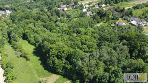 Działka budowlana z lasem i rzeką - Łysa Góra