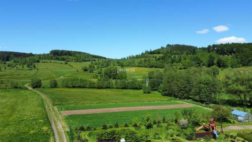 Działka budowlana nad Sanem/widok na Pałac