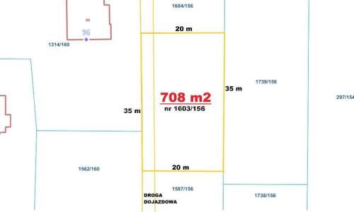 Cisza i spokój - parcela wśród zieleni 700 m2