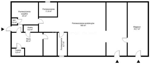 Obiekt biurowo-produkcyjny na wynajem w Toruniu