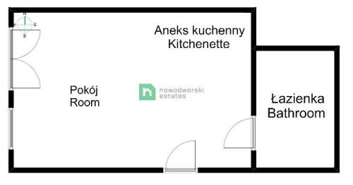 Mieszkanie do wynajęcia, 27 m2, Kraków