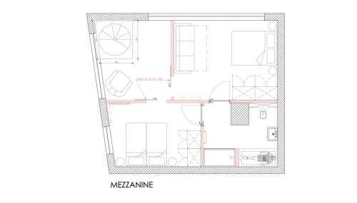 Apartament dwupoziomowy z ogrodem przy Motławie