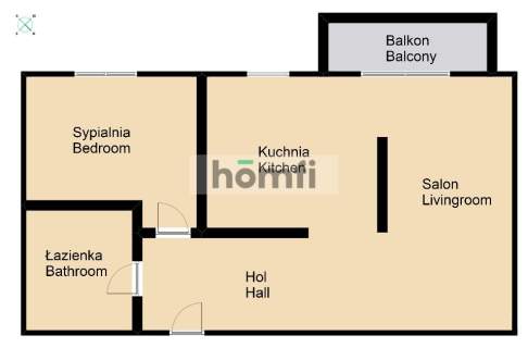 Stylowe 2-pokoje mieszkanie przy Tęczowej