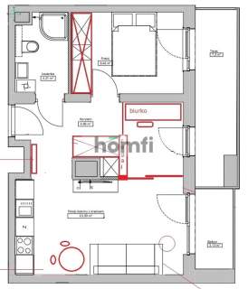 ul. Legnicka / nowe 2 pokoje / balkon 10 m2