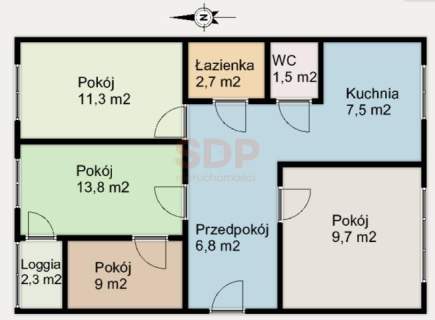 4 pokoje 20 minut na Pl. Grunwaldzki 