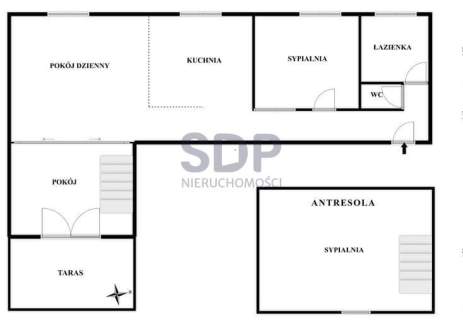 Ponad 100m2 z antresolą przy Powstańców Śląskich 