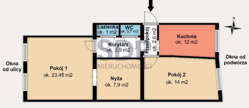 Aż do 4 pokoi w kamienicy w centrum 